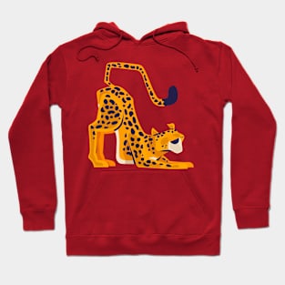 Cheetah Relaxing Funny Hoodie